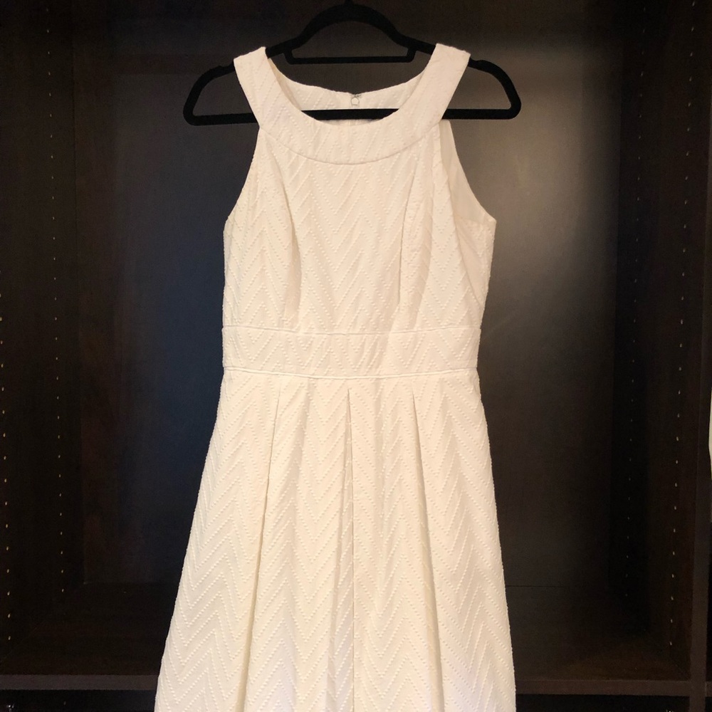 White House Black Market Dress -white